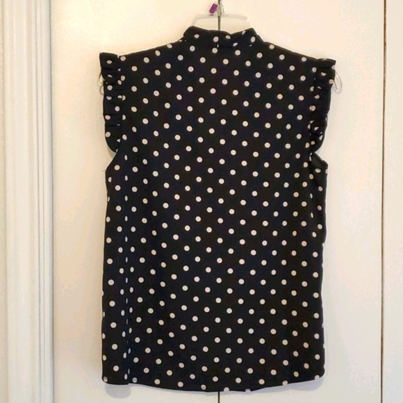 White Polka Dot Top - Picture 3 of 3